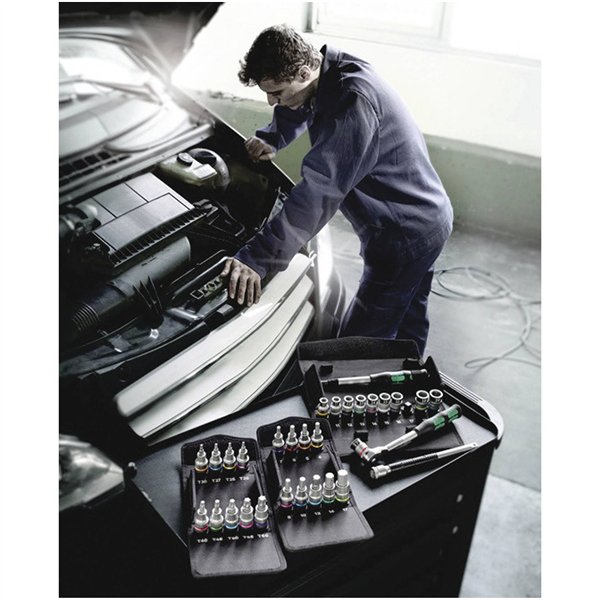 WERA 8006 SC 1 kit con cricch. Zyklop Hybrid att.da 1/2  metr.