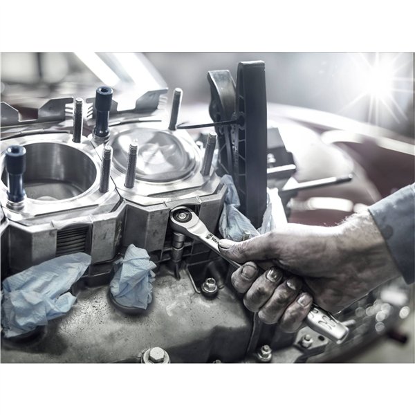 WERA 8100 SC 7 kit con cricch. Zyklop Metal con pass.quadro me.