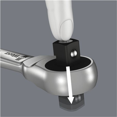 WERA 8100 SC 7 kit con cricch. Zyklop Metal con pass.quadro me.