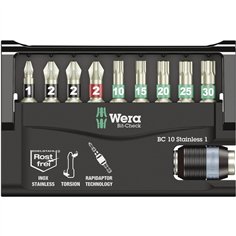 WERA Bit-Check 10 Stainless 1 set assortimento inserti 2