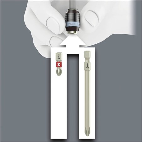 WERA Bit-Check 10 Stainless 1 set assortimento inserti