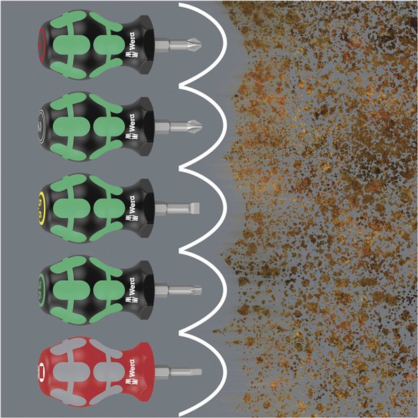 WERA Stubby kit 1 Set di cacciaviti