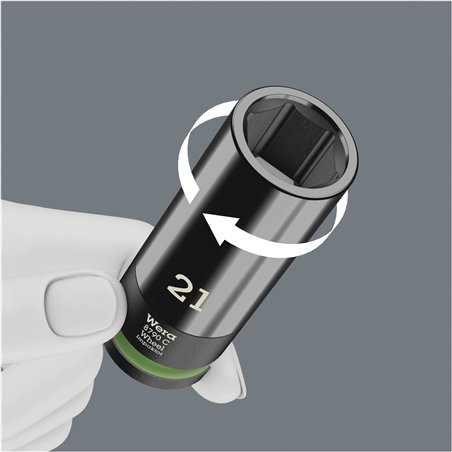 WERA Wheel Impaktor C Set 1 kit chiavi bussola con att. 1/2