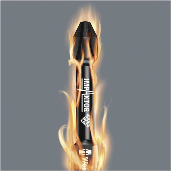 WERA Bit-Check 6 Impaktor 1 set assortimento inserti