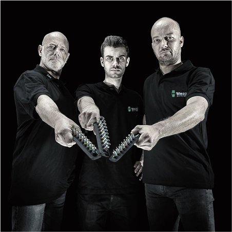 WERA Belt C 3 TORX HF Zyklop inserti buss.TORX con funz.rit.