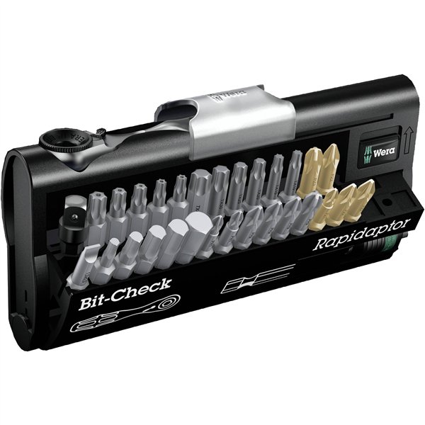 WERA Bit-Check 30 Zyklop Mini 1 set di bits con cricchetto