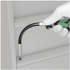 Wera 393 S impugn. porta-inser. extra slim con gambo flessibile 2