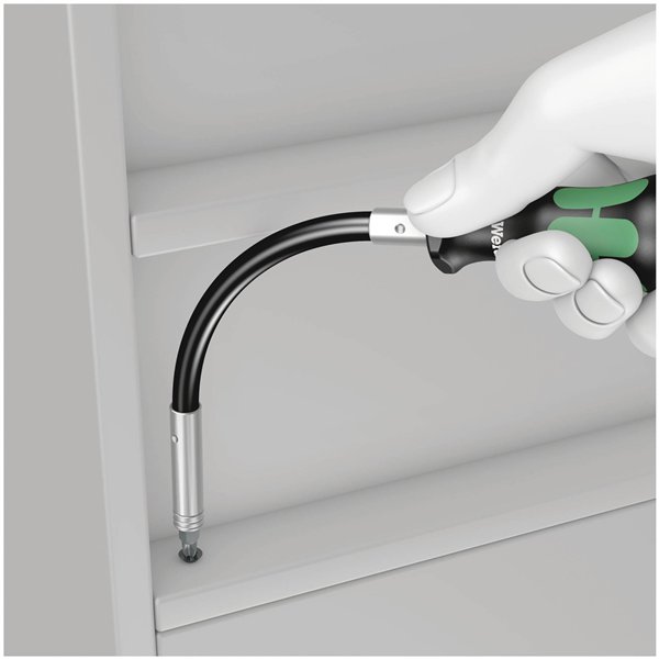 Wera 393 S impugn. porta-inser. extra slim con gambo flessibile