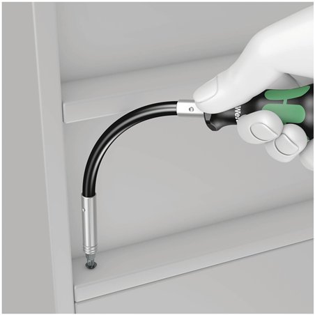 Wera 393 S impugn. porta-inser. extra slim con gambo flessibile