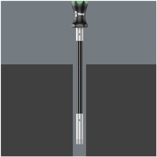 Wera 393 S impugn. porta-inser. extra slim con gambo flessibile