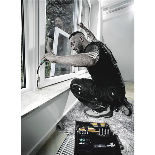 Wera 393 S impugn. porta-inser. extra slim con gambo flessibile