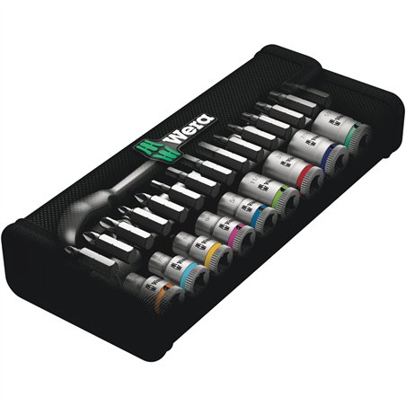 Wera 8100 SA 11 set cricc.Zyklop Metal,lev.invers.att 1/4 in poll