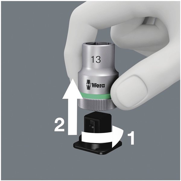 Wera 8100 SA 11 set cricc.Zyklop Metal,lev.invers.att 1/4 in poll