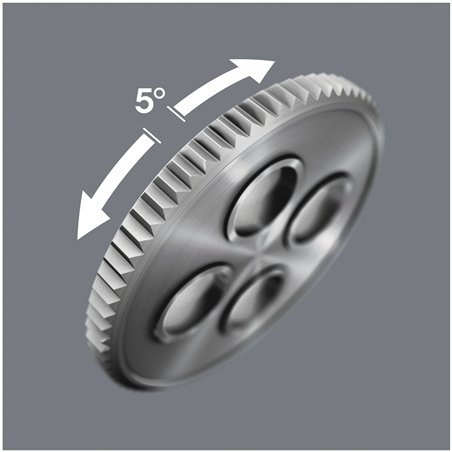 Wera 8100 SA 9 set c.cricchetto Zyklop Speed,att.1/4  in poll.