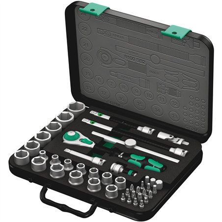 Wera 8100 SB 2 set con cricch. Zyklop Speed, att.3/8 , metrico