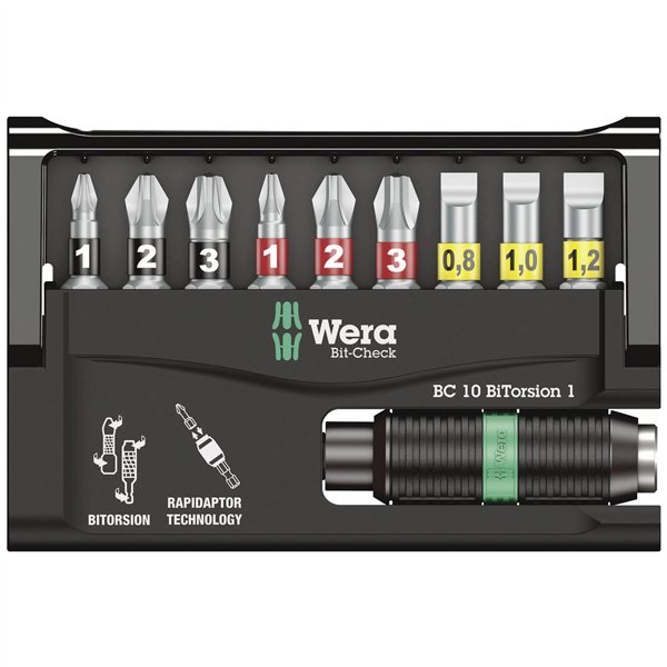 Wera Bit-Check 10 BiTorsion 1