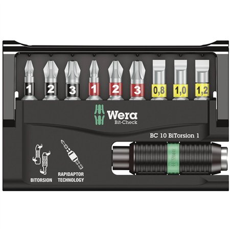 Wera Bit-Check 10 BiTorsion 1