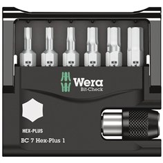 Wera Bit-Check 7 Hex-Plus 1 2