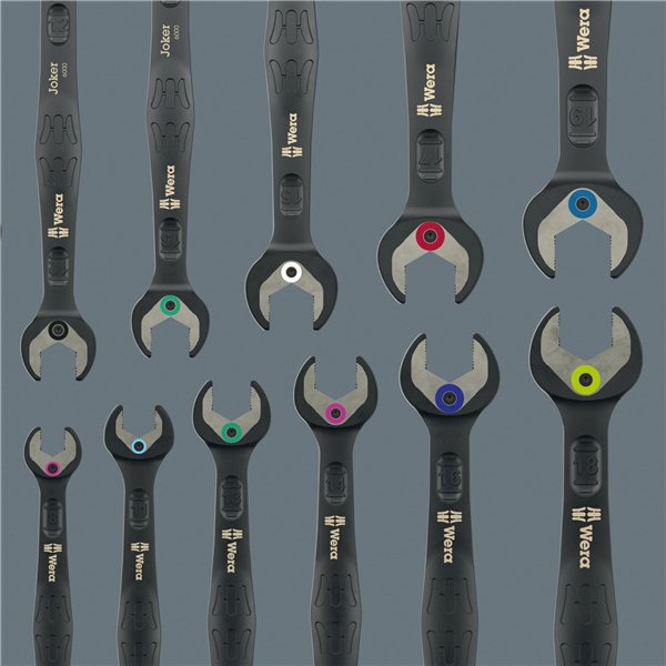 Wera Joker Black Edition 11-tlg. Maul-Ringratschenschlüssel-Satz