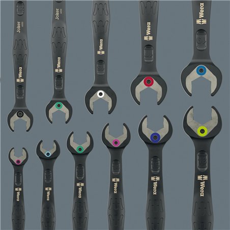 Wera Joker Black Edition 11-tlg. Maul-Ringratschenschlüssel-Satz