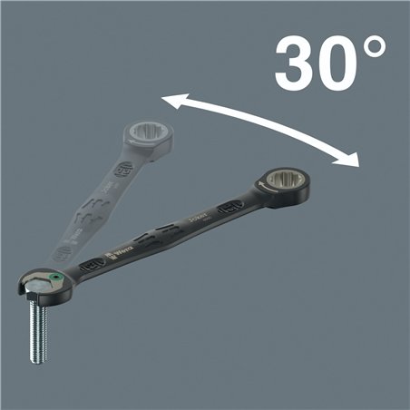 Wera Joker Black Edition 11-tlg. Maul-Ringratschenschlüssel-Satz