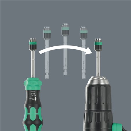 Wera Kraftform compact 26 RA-R con borsa