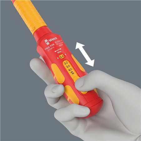 Wera 7516 VDE Kraftform Safe- Torque Speed 2,4-4,0 Nm