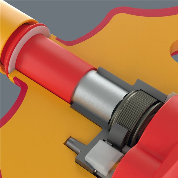 Wera 410 i VDE A RA VDE-isoliert Quergriff 1/4