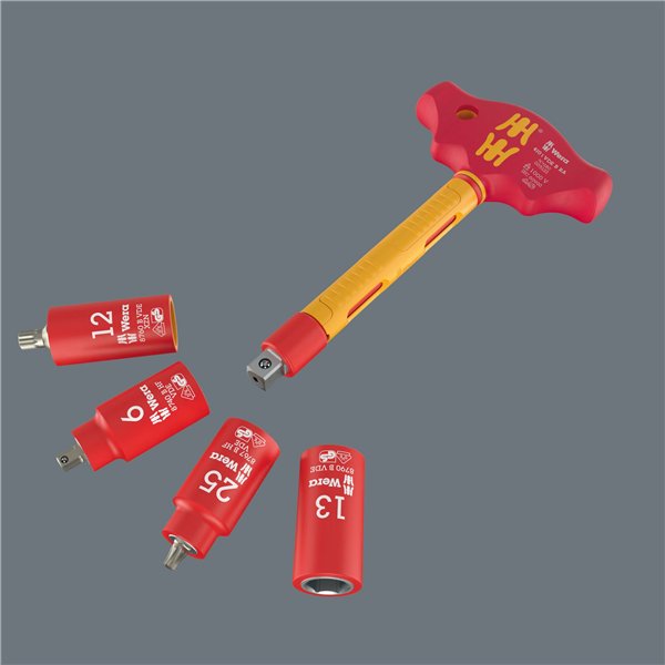 Wera 410 i VDE B RA VDE-isoliert Quergriff- 3/8