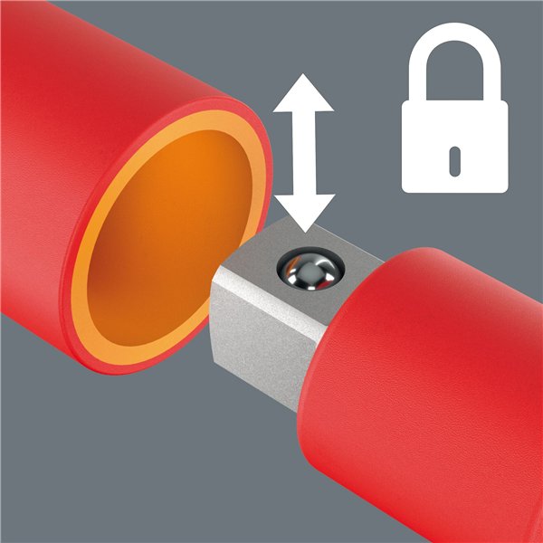 Wera 410 i VDE B RA VDE-isoliert Quergriff- 3/8