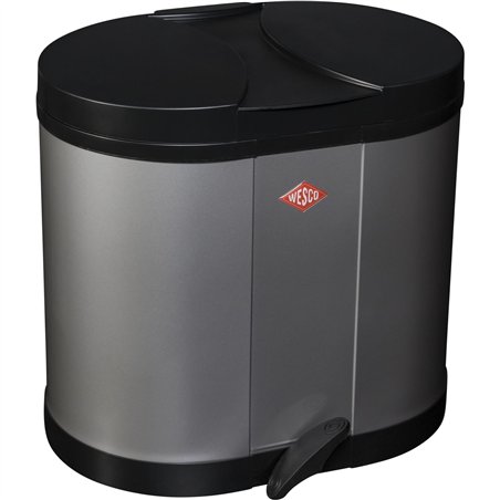 WESCO pattumiera Beta argento