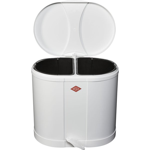 WESCO pattumiera Beta bianco