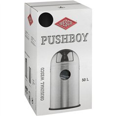WESCO Pushboy 50l nero opaco