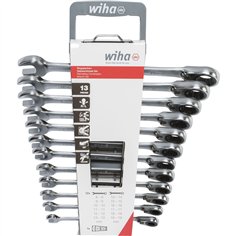 Wiha set chiavi fisse cricchetto ad anello