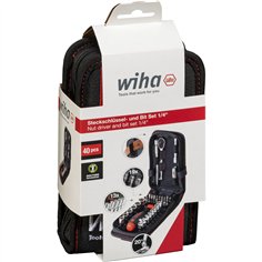 Wiha set chiavi a tubo e inserti 1/4