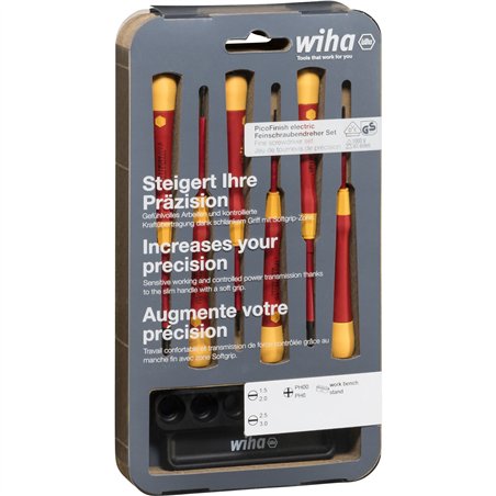 Wiha set di giravite di precisione PicoFinish electric