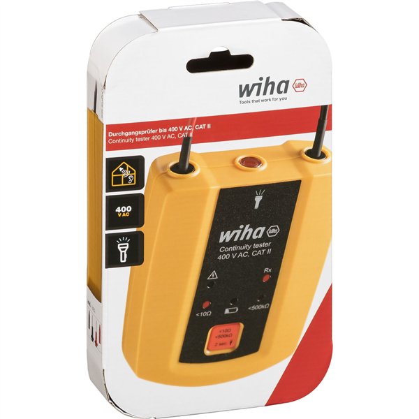 Wiha tester di contin.fino 400 V AC, CAT II incl. 2x AAA batter.
