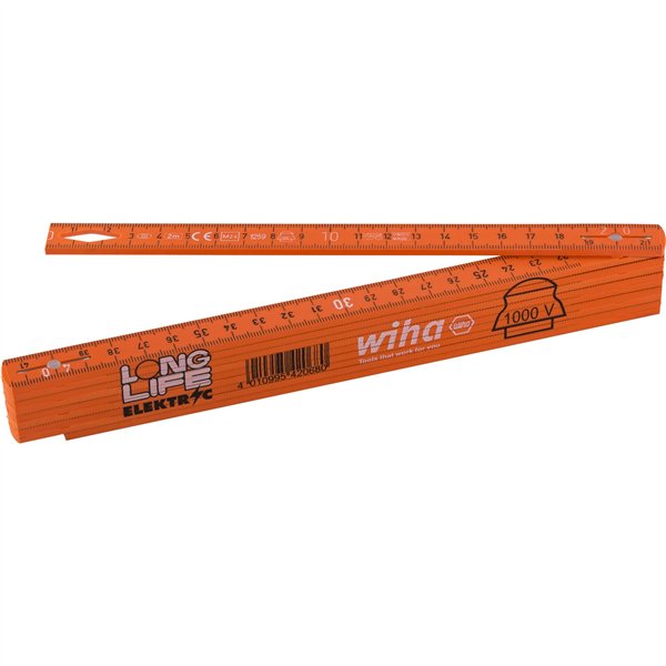 Wiha Elektriker metro a stecche Longlife 2 m metrico