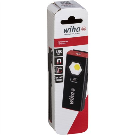 Wiha faro portatile 1.200 lm con sensore on/off
