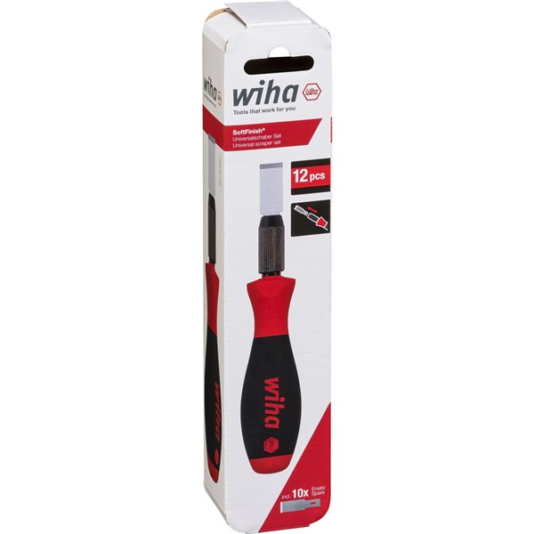 Wiha set raschietti universali SoftFinish 12 pz.