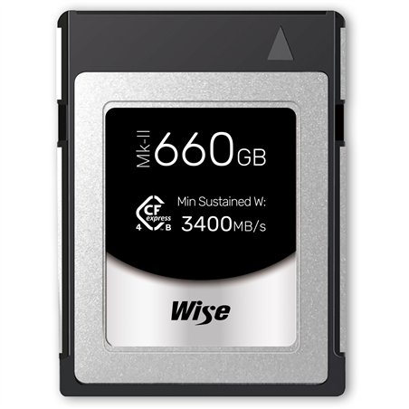 Wise CFexpress 4.0 Type B PRO 660GB MK-II      WI-CFX4-B660PM2