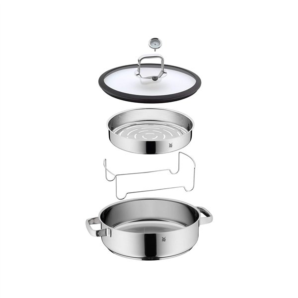 WMF Vitalis sistema cottura vapore coperchio in vetro 28cm