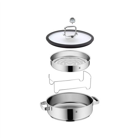 WMF Vitalis sistema cottura vapore coperchio in vetro 28cm