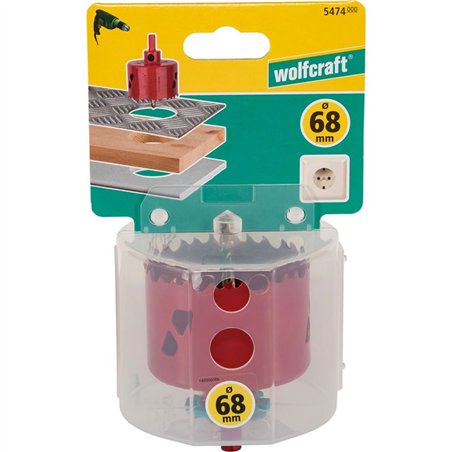 Wolfcraft Kronensäge BiM  68mm