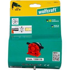 Wolfcraft Pumpe Kunststoffgeh. 1300 l/h Welle 6mm
