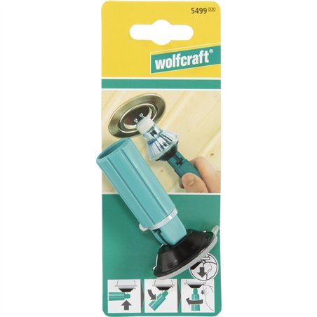 Wolfcraft Saugnapf für Leuchtmittel