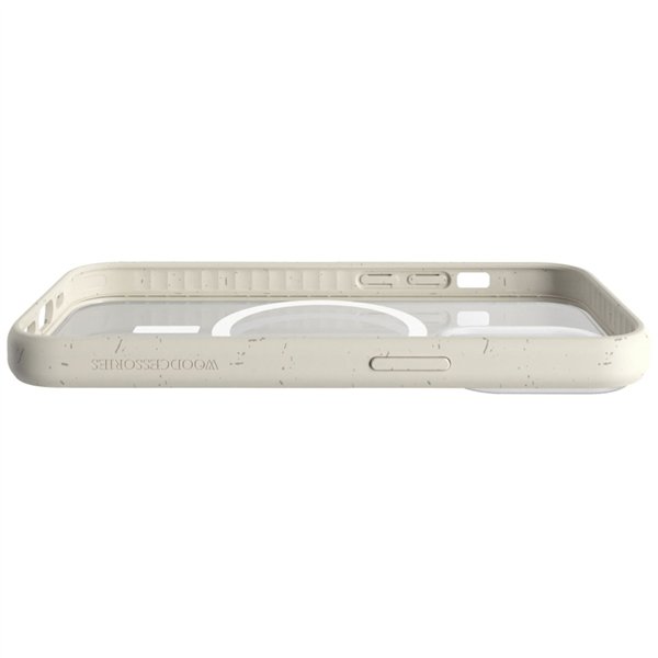 Woodcessories Clear Case MagSafe Offwhite iPhone 14 Pro Max