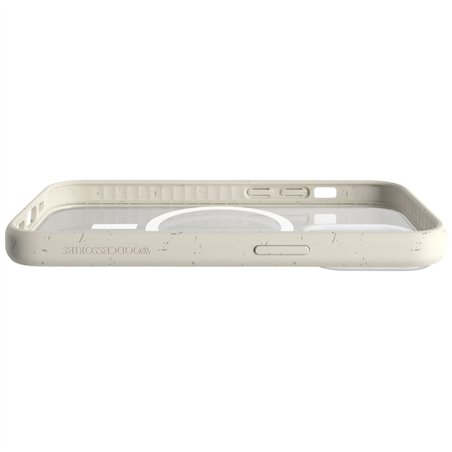 Woodcessories Clear Case MagSafe Offwhite iPhone 14 Pro Max