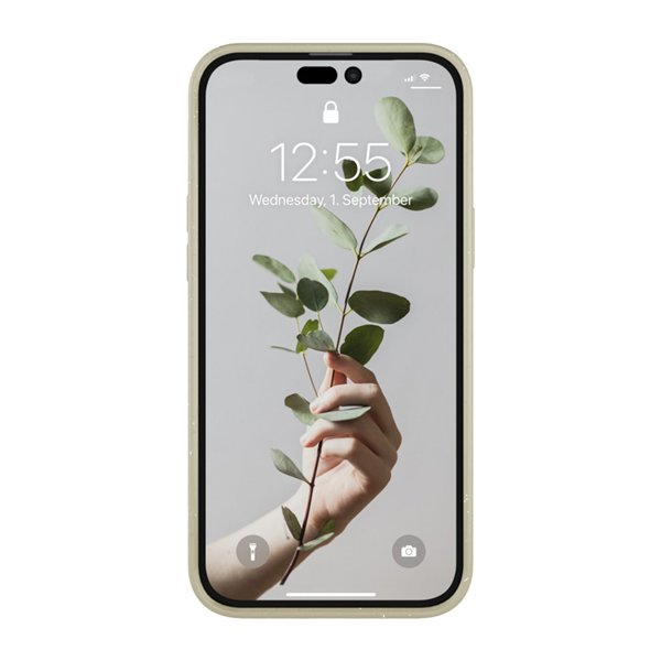 Woodcessories Clear Case MagSafe Offwhite iPhone 14 Pro Max