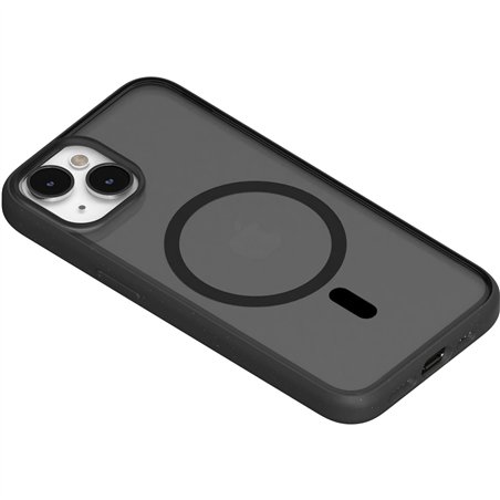 Woodcessories Clear Case MagSafe nero opaco iPhone 14